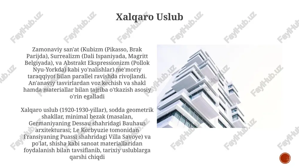zamonaviy meʼmorchilik va san'ati tarixi - Page 5