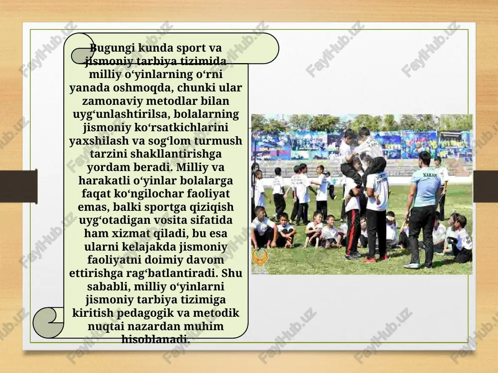milliy va harakatli o‘yinlar orqali sport elementlarini o‘rgatish - Page 5