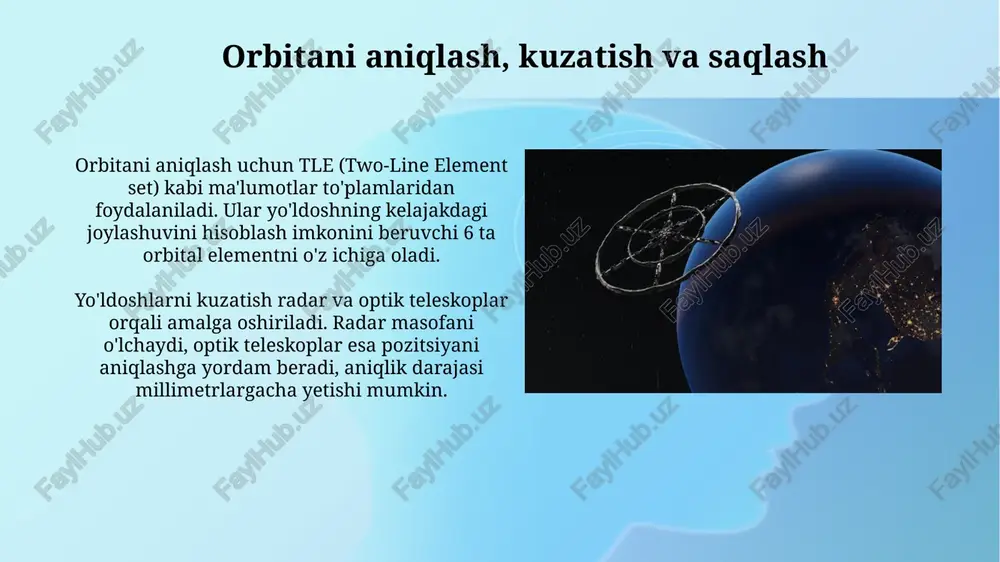 yer sun'iy yo'ldoshlarining harakatlari - Page 5