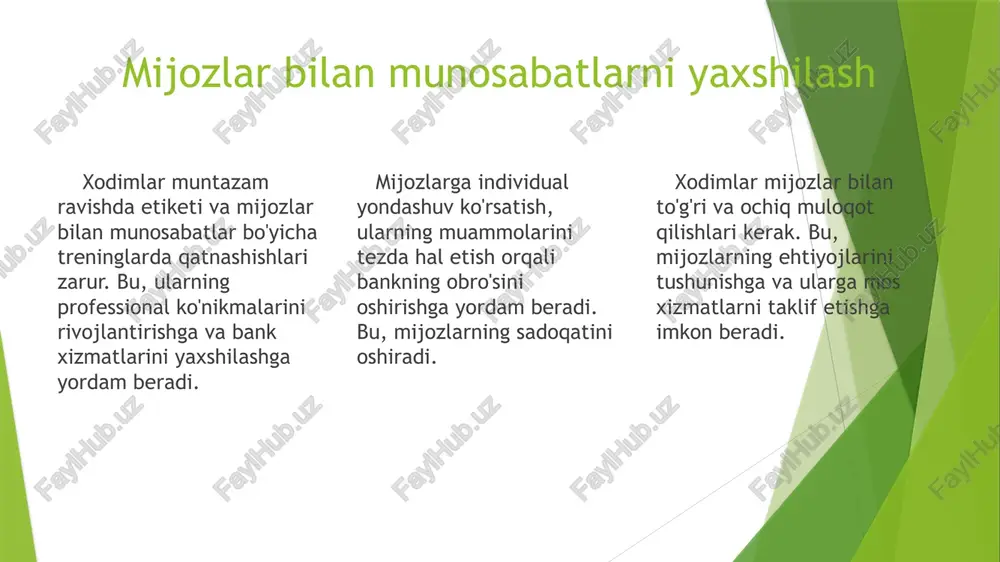 bank xodimining etiketi va mijozlar bilan munosabati - Page 5