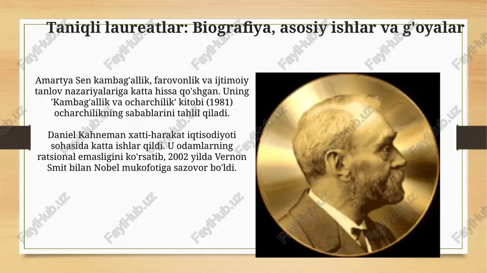 nobel mukofoti laureatlarining gʻoyalari - Page 5