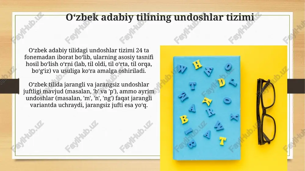 o'zbek adabiy tilifonetĭk sistematasi - Page 5