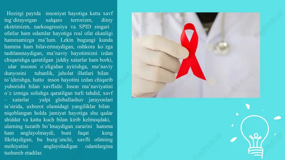 ing huquqlarini ta’minlash. axborotni muhofaza qilishning samaradorligi uning o‘z vaqtidaligi, faolligi, uzluksizligi va kompleksligi bilan belgilanadi. himoya tadbirlarini kompleks tarzda o‘tkazish axborotni tarqab ketishi mumkin bo‘lgan xavfli kanallarni yo‘q qilishni ta’minlaydi. ma’lumki, birgina ochiq qolgan axborotni tarqab ketish kanali butun himoya tizimining samaradorligini keskin kamaytirib yuboradi. axborotni muhofaza qilish sohasidagi ishlar holatining tahlili shuni ko‘rsatadiki, muhofaza qilishning to‘liq shakllangan konsepsiyasi va tuzilishi hosil qilingan, uning asosini quyidagilar tashkil etadi: – sanoat asosida ishlab chiqilgan, axborotni muhofaza qilishning o‘ta takomillashgan texnik vositalari; – axborotni muhofaza qilish masalalarini hal etishga ixtisoslashtirilgan tashkilotlarning mavjudligi; – ushbu muammoga oid yetarlicha aniq ifodalangan qarashlar tizimi; – yetarlicha amaliy tajriba va boshqalar. biroq, xorijiy matbuot xabarlariga ko‘ra ma’lumotlarga nisbatan jinoiy harakatlar kamayib borayotgani yo‘q, aksincha barqaror o‘sish tendensiyasiga ega bo‘lib bormoqda. ijtimoiy media - bu odamlar ma'lumot almashish, ijtimoiy tarmoq, ma'lumot yaratish va almashish uchun foydalanadigan virtual hamjamiyat. ijtimoiy medianing ba'zi xususiyatlari shundaki, u odamlarga ma'lumot …
