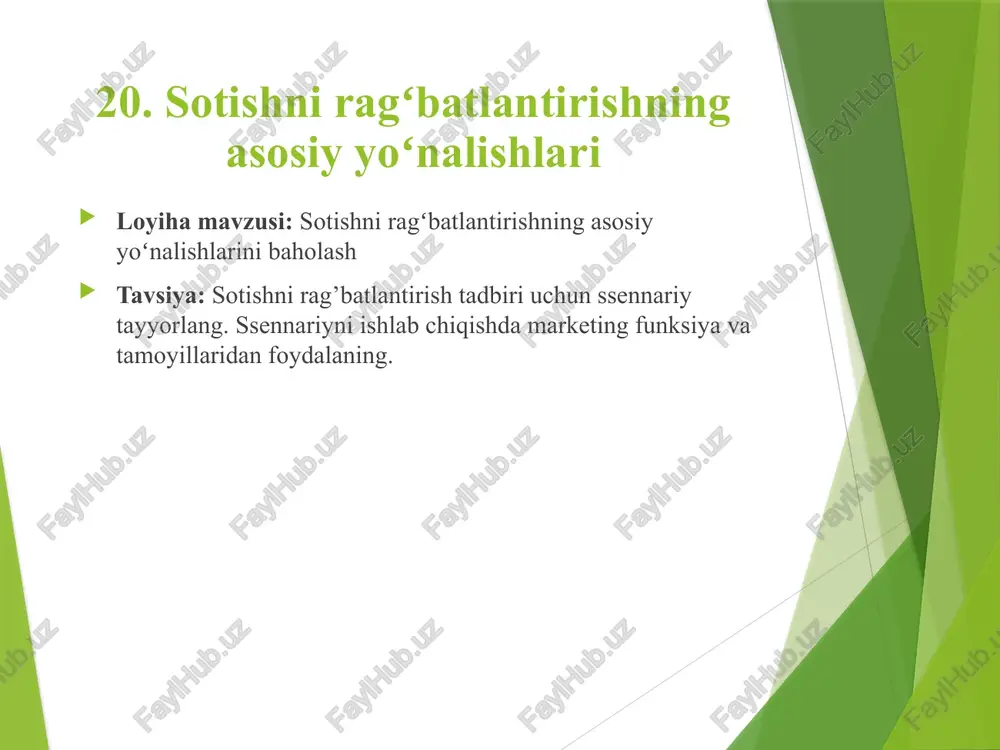 korxonaning marketing faoliyatini boshqarish - Page 5