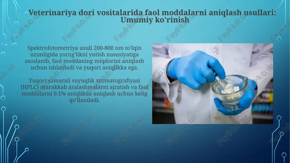 veterinariya dori vositalarining sifat nazorati - Page 5