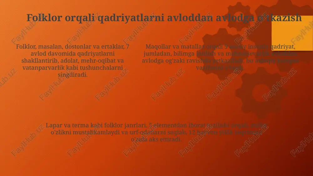 folklor - milliy qadriyatlarning asosi - Page 5