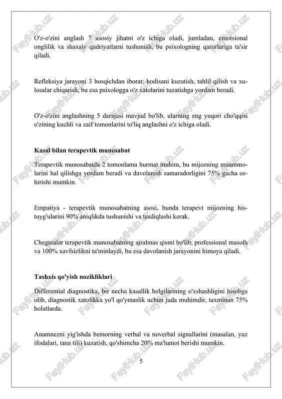 a qilish va doimiy rivojlanish orqali bemor farovonligini oshirishga qaratilgan. foydalanilgan adabiyotlar 1. anderson, s. k., handelsman, m. m. (2010). etiqiy dilemmalar psixologiya amaliyotida: ijobiy yondashuv. american psychological association. 2. barnett, j. e., johnson, w. b. (2015). psixologlar uchun axloqiy kompas: murakkab muammolarni boshqarish. american psychological association. 3. koocher, g ( 0 0 0 ) ( 7 )