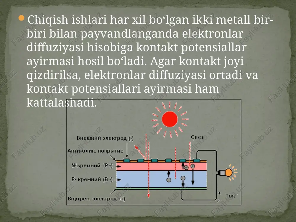 quyosh fotoelektrik elementlari va modullari - Page 5