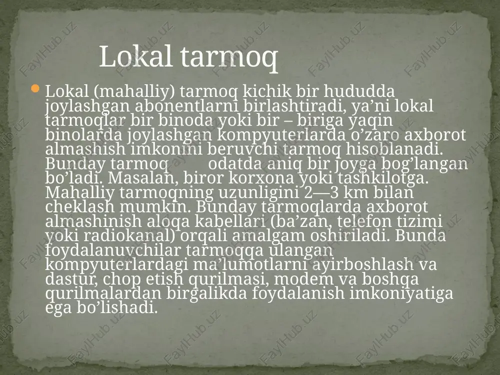 kichik o’lchamlardagi lokal kompyuter tarmoqlari - Page 5