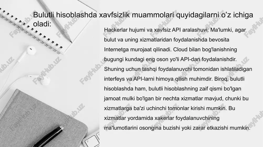 bulutli texnologiyalarda ma’lumotlar xavfsizligi muammolari - Page 5