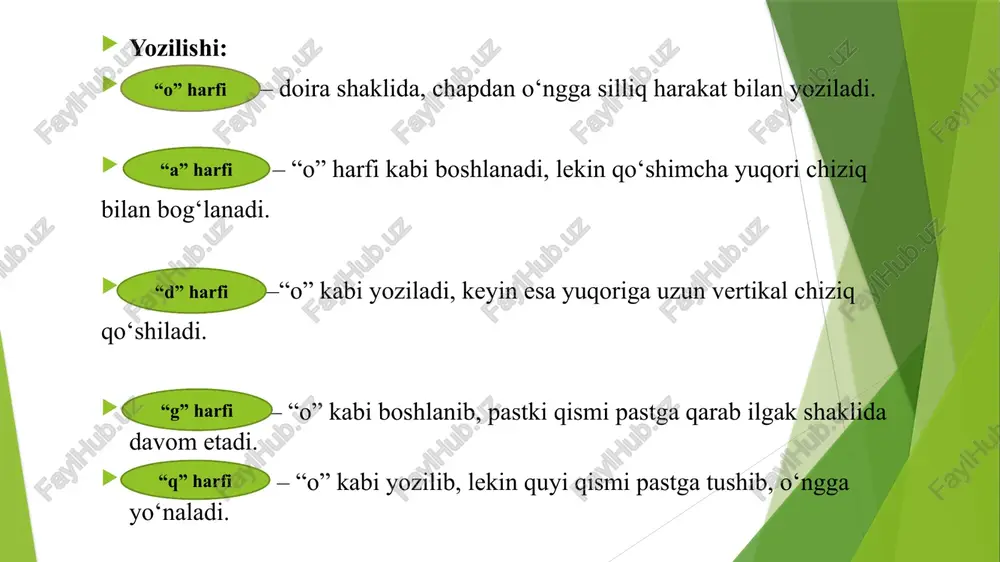 to'liq oval elementli harflar guruhi bilan tanishtirish - Page 5