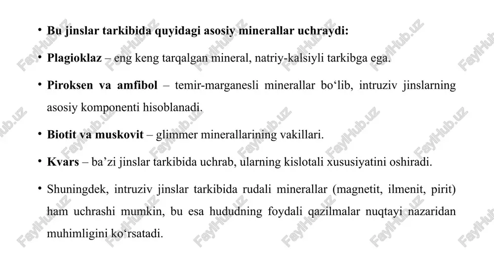 qoramozor intruzivining petrografik hususiyatlar - Page 5