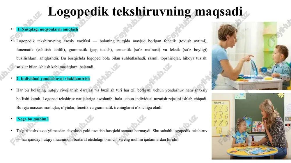 nutqi to'liq rivojlanmagan bolalar nutqini logopedik tegshirish - Page 5