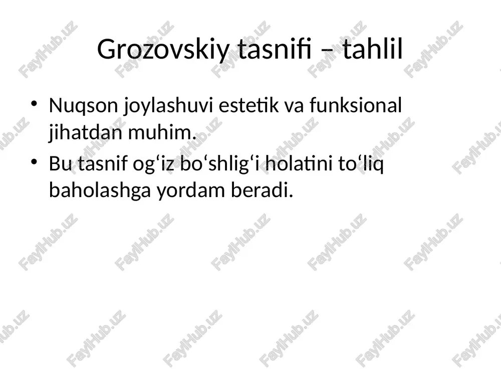 tish qatorlarining nuqsoni tasnifi - Page 5