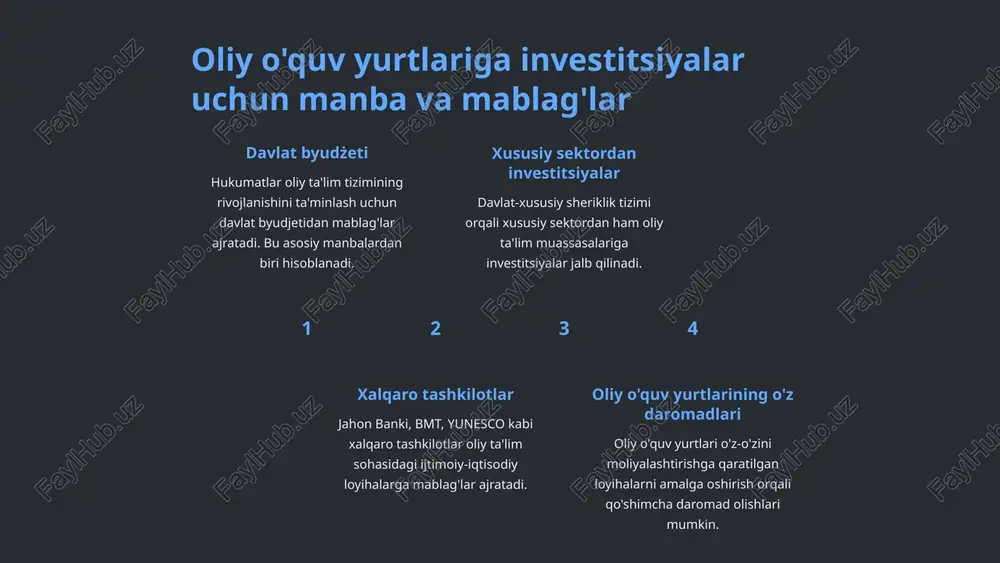 oliy ta'lim muassasalarining innovatsion rivojlanishi - Page 5