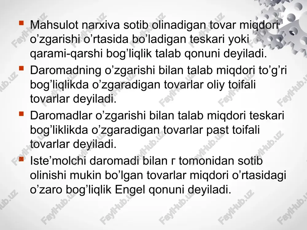 ehtiyoj va ehtiyoj talabiga oid ma'lumotlar - Page 5