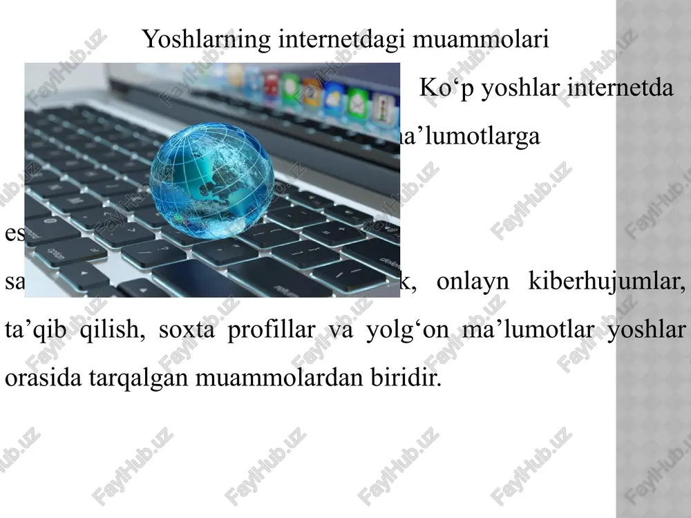 yoshlarning internet madaniyati - Page 5