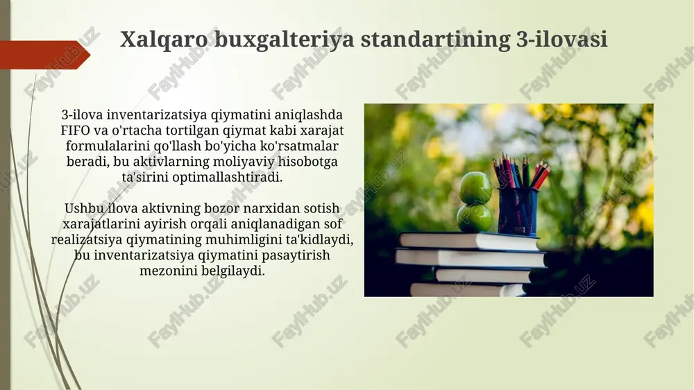 xalqaro buxgalteriya standarti 2-sonli inventarizatsiyasi - Page 5