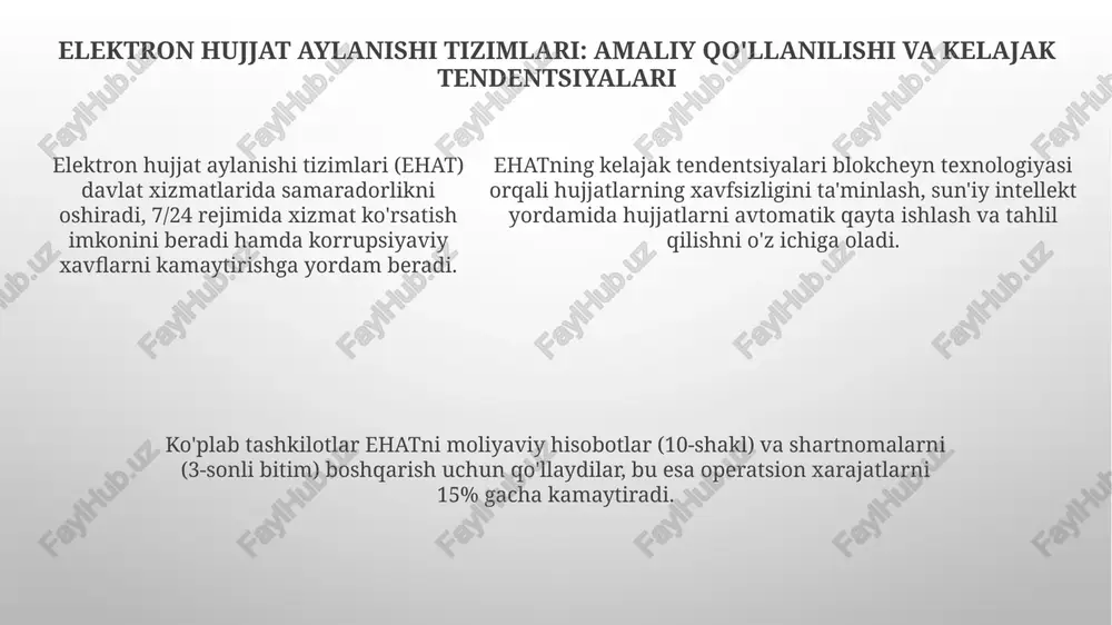 hujjat aylanishi. elektron hujjatlar - Page 5