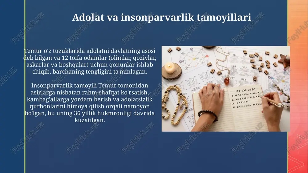 temur merosini zamonaviy ta'limda qo'llash istiqbollari - Page 5