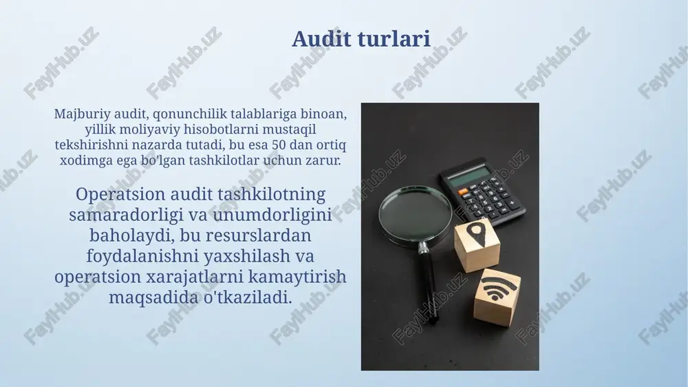 audit konsepsiyasi va uni tartibga solish - Page 5