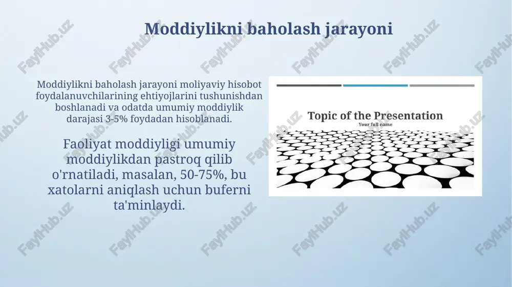 moddiylik tushunchasi va auditorlik riski - Page 5