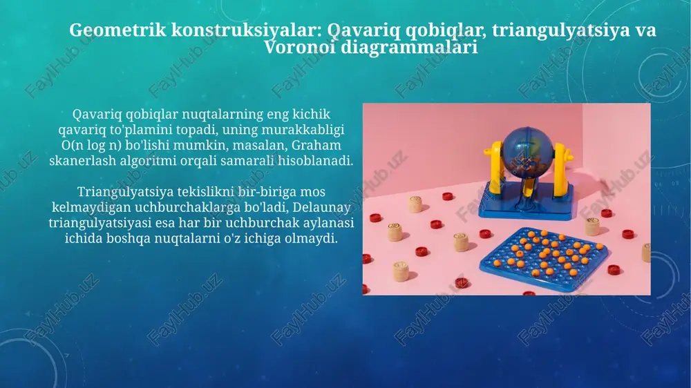 hisoblash geometriyasi va algoritmlarga umumiy nazar - Page 5