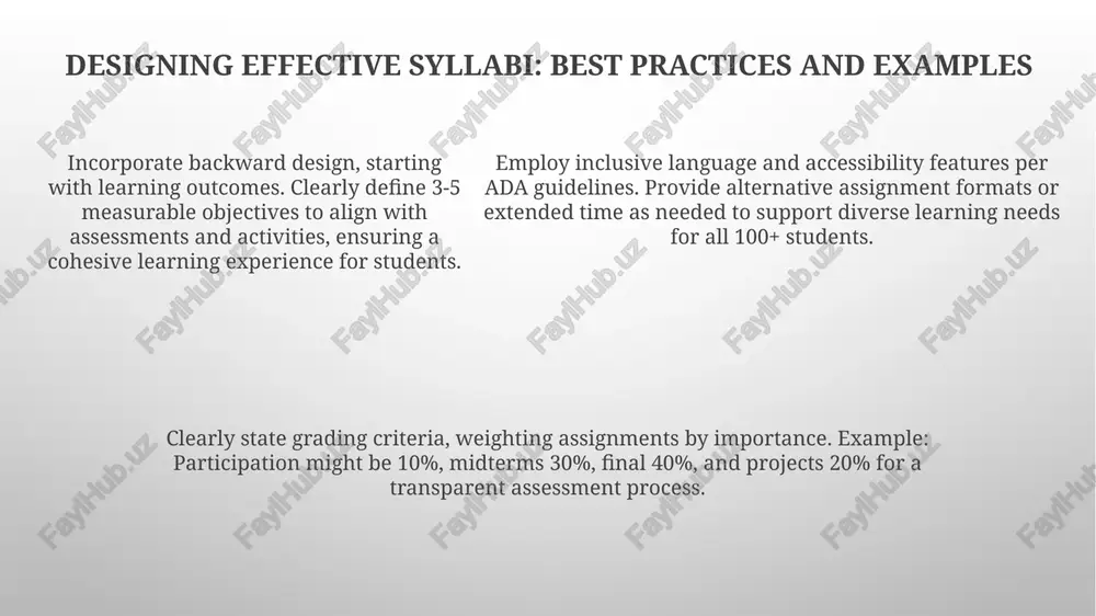 syllabus design course - Page 5