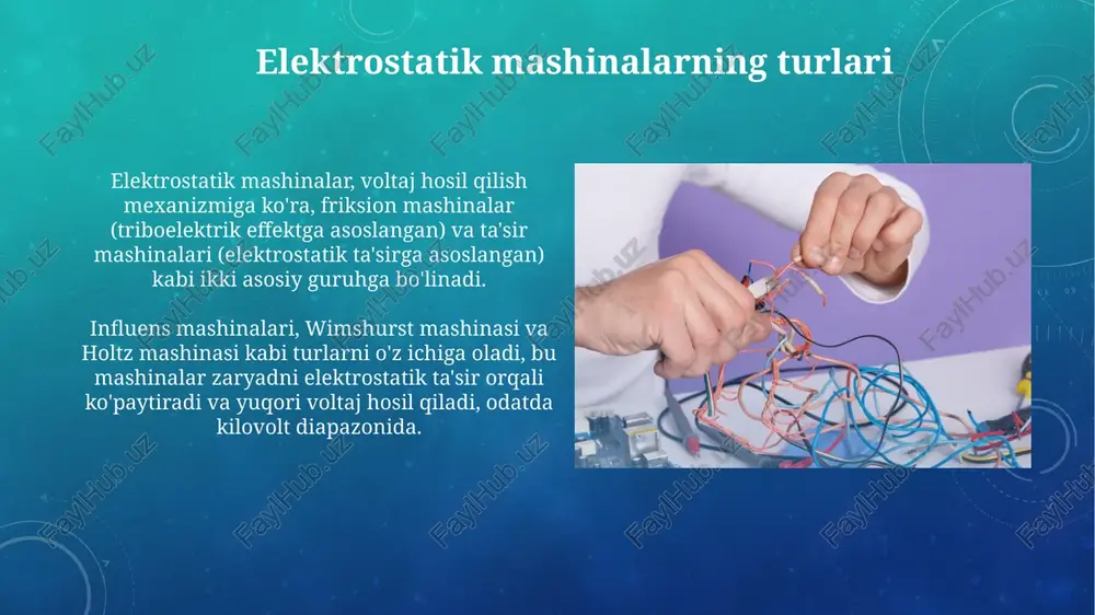 elektrostatorlarning ulanish sxemalari - Page 5