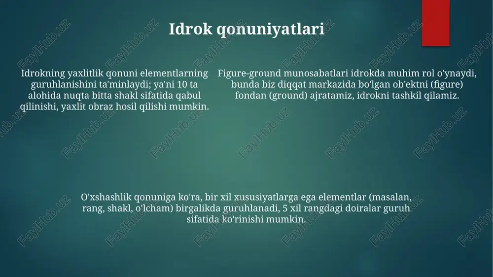 idrok haqida umumiy tushuncha - Page 5