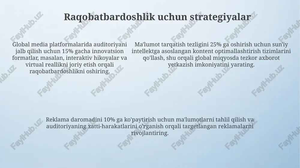 global media va axborot makonidagi raqobat muhiti - Page 5