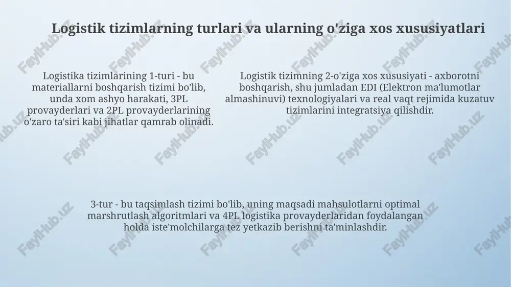 logistikaning konseptual masalalari - Page 5