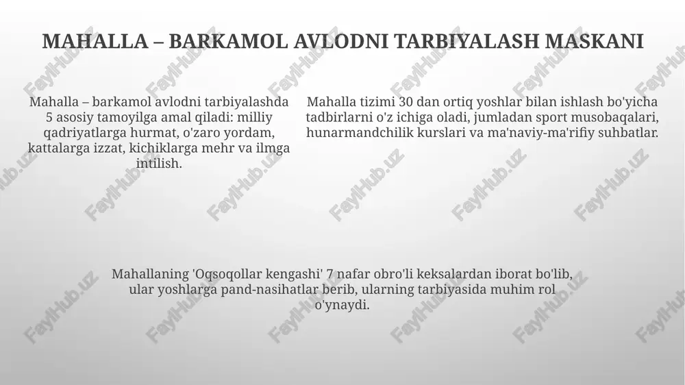 mahalla - ijtimoiy institut sifatida - Page 5