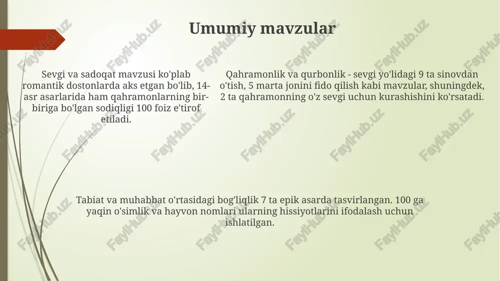 ishqiy romantik dostonlar tabiati - Page 5