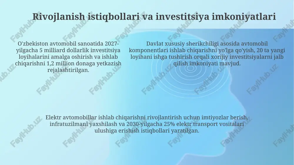 o'zbekistonda avtomobil sanoatining istiqbollari - Page 5