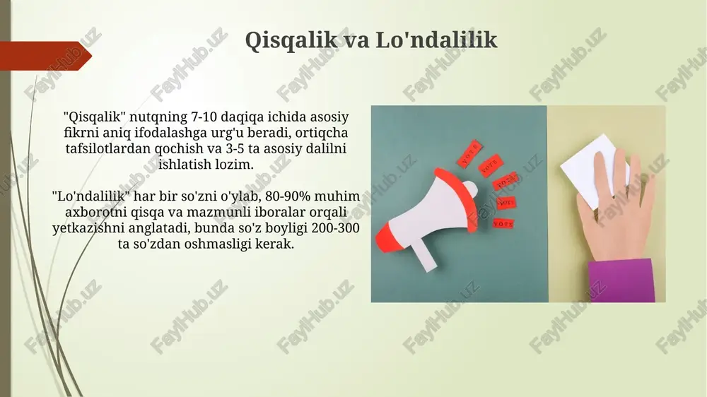 notiqlikning asosiy qoidalari - Page 5