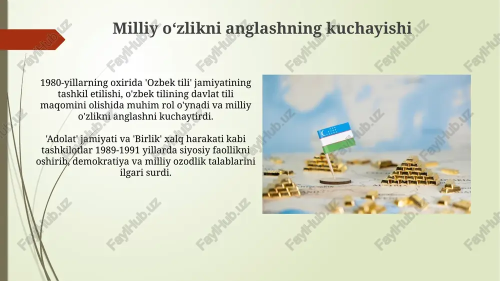 mustaqillikga erishish jarayonlari - Page 5