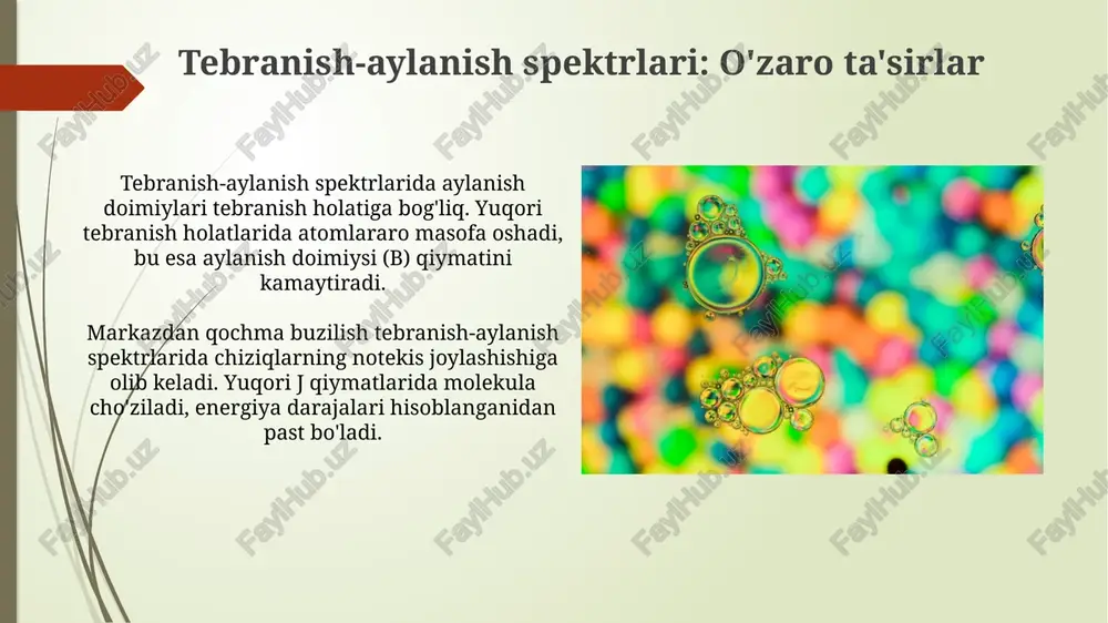organik molekulalar tebranma va aylana spektrlari - Page 5