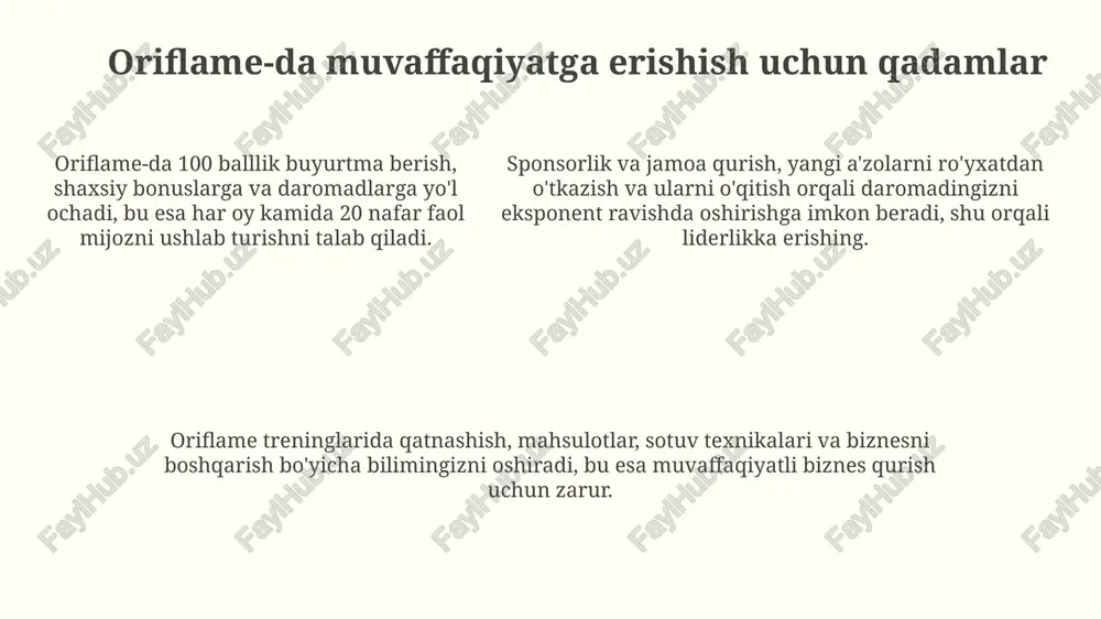 oriflame marketing tizimi - Page 5
