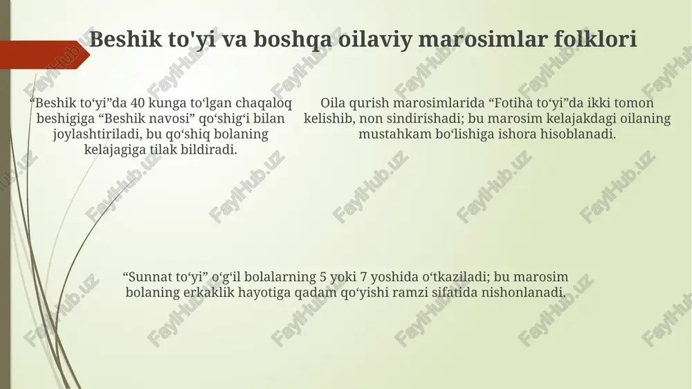 oʻzbekxalq oilaviy marosim folklori - Page 5