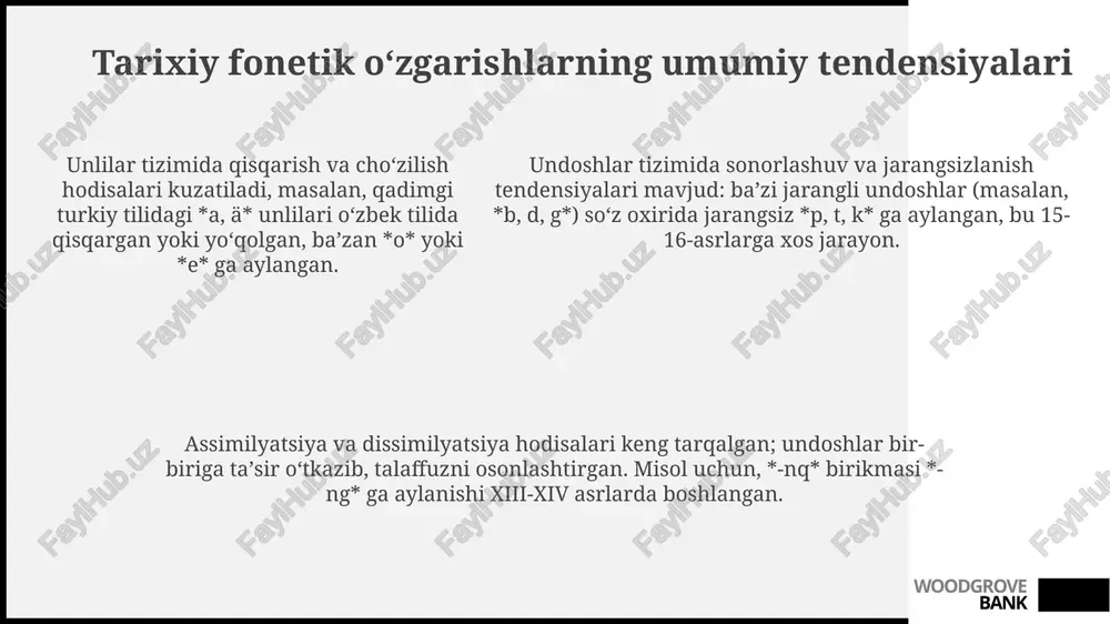 oʻzbek tilining undosh va unlilar tizimi taraqqiyoti - Page 5