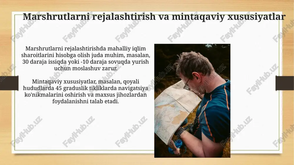 topografik bilimlar sog'lomlashtiruvchi sport turizmida - Page 5
