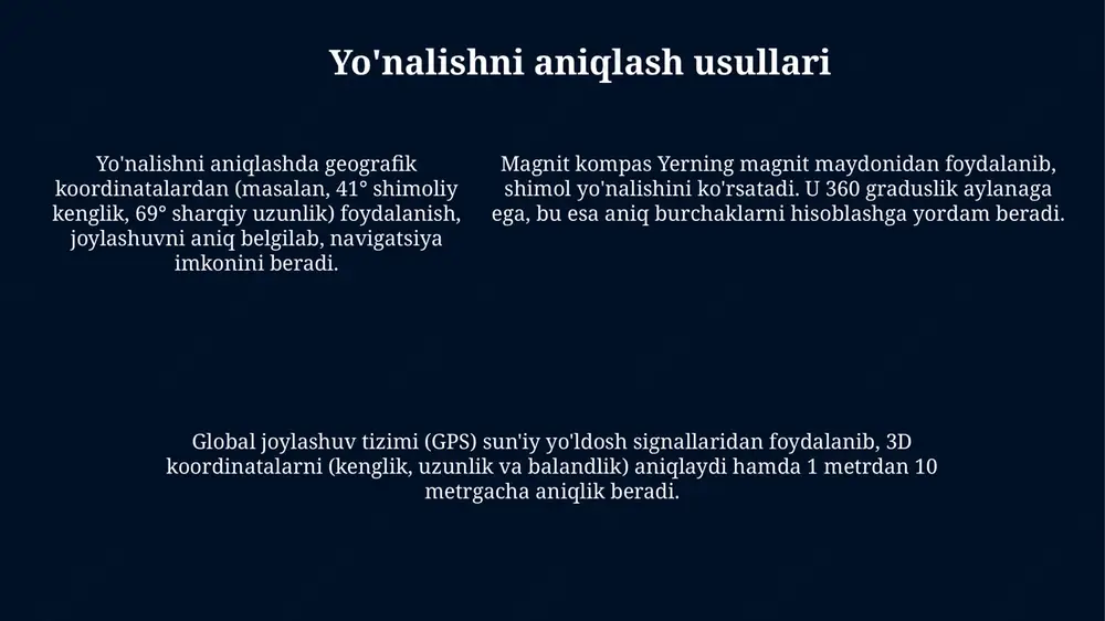 tekislikda va fazoda orientatsiya - Page 5