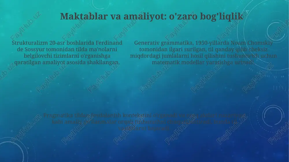 tilshunoslik maktablari va ularning amaliya sosi - Page 5