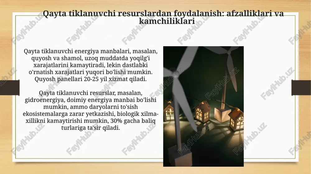 tugaydigan va tugamaydigan tabiiy boyliklar - Page 5