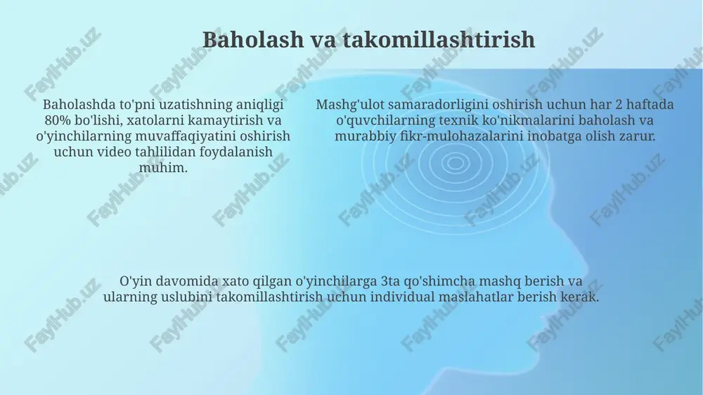 voleybol darsi uchun dars bayonnomasini tuzish - Page 5