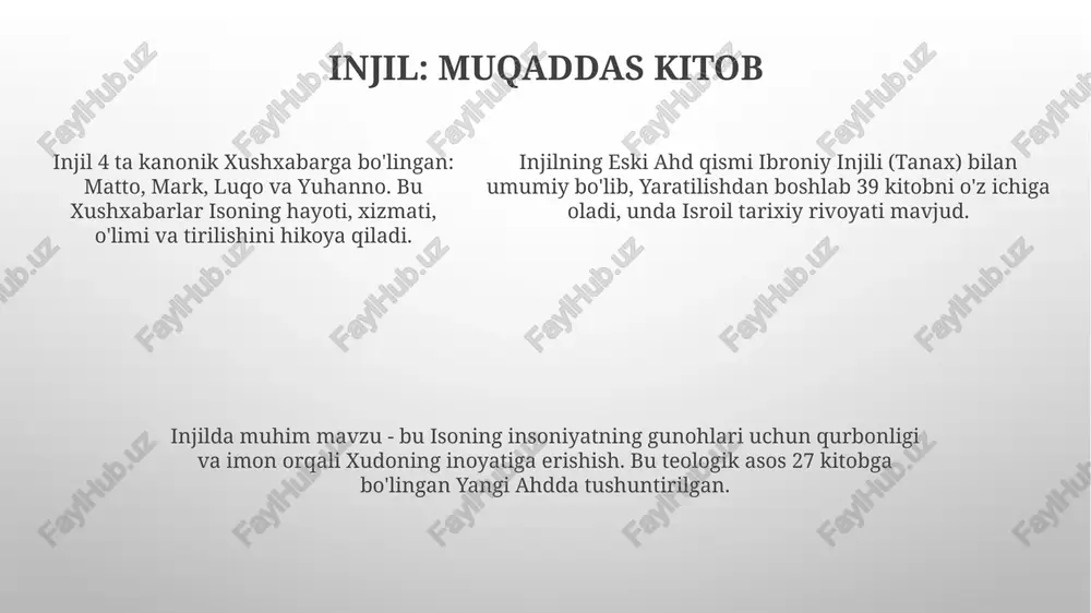 nlar uchun ruhiy ahamiyatga ega. pravoslavlikning asosiy xususiyati – bu muqaddas ruhning otadan, filsdan emas, balki ota orqali chiqishiga ishonishdir. bu 'filioque' bahsi 1054-yilgi sharq va g'arb cherkovlarining bo'linishiga olib keldi. pravoslavlikda ikonalar muhim rol o'ynaydi. ular 787-yildagi nikeya ii kengashida belgilanganidek, muqaddas shaxslarning tasvirlari bo'lib, ibodatda vositachi sifatida xizmat qiladi. protestantizm protestantlikning turli xil yo'nalishlari mavjud, masalan, luteranlik, kalvinizm va anglikanlik, ularning teologik ta'limotlarida farqlar mavjud 200 dan ortiq tarmoqlar mavjud. protestantizmning markaziy g'oyasi 'sola scriptura' bo'lib, faqatgina injil xristian e'tiqodining 100% qonuniy manbai ekanligini ta'kidlaydi. xvi asrda boshlangan protestant reformatsiyasi indulgensiyalarga qarshi chiqdi va 95 tezis martin lyuter tomonidan 1517 yilda e'lon qilindi. xristianlikning madaniyatga ta'siri xristianlik, 1500 yildan ortiq vaqt davomida san'atga sezilarli ta'sir ko'rsatdi, masihning hayoti va bibliya voqealari ko'plab asarlarning mavzusi bo'ldi. miloddan avvalgi 4-asrda rivojlangan me'morchilik, gotika soborlari kabi, o'zining balandligi va yorug'likka urg'u berishi bilan xristianlikning shon-sharafiga guvohlik beradi. xristianlik, 600 yildan ortiq …
