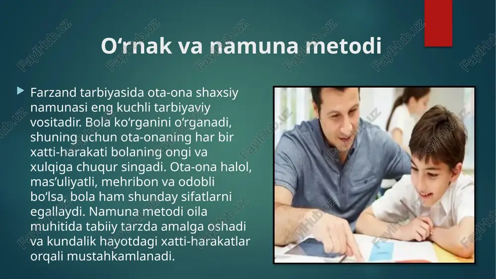 oila tarbiyasida metod shakl va vositalari - Page 5