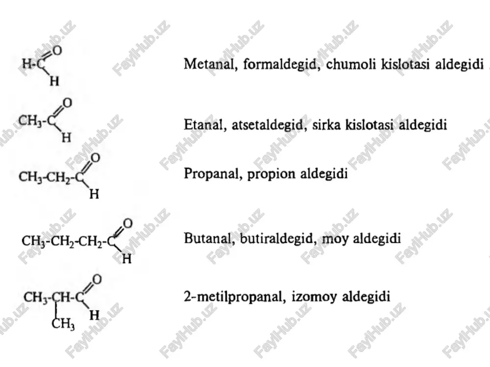 okso birikmalar. aldegid va ketonlar - Page 5
