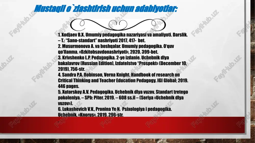 tarbiyaturlari va ularning shaxs kamolotiga ta’siri - Page 5
